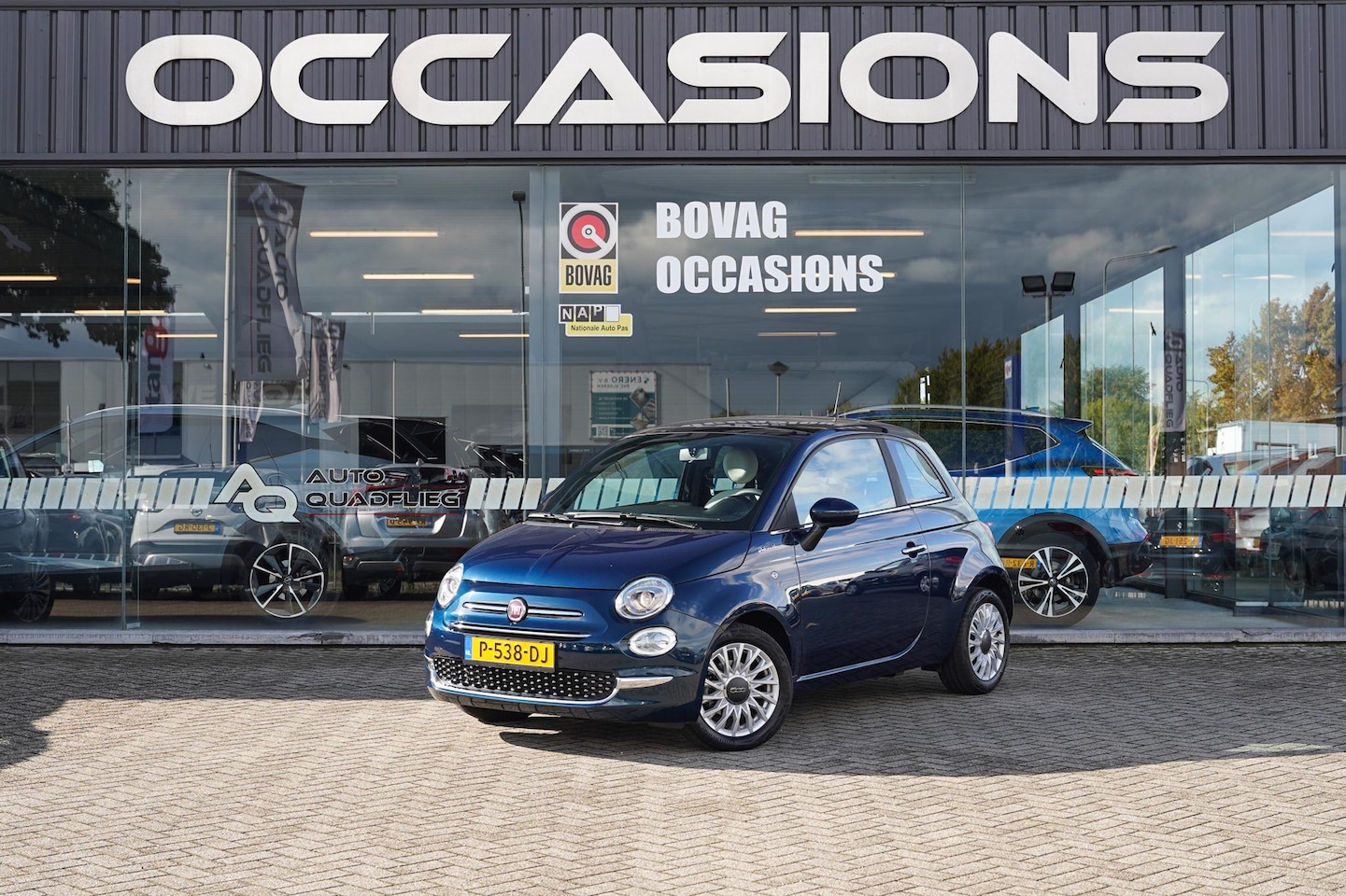 Fiat 500 - 1.0 Hybrid Dolcevita 1 EIGENAAR/ PANORAMADAK/ DAB - AutoWereld.nl