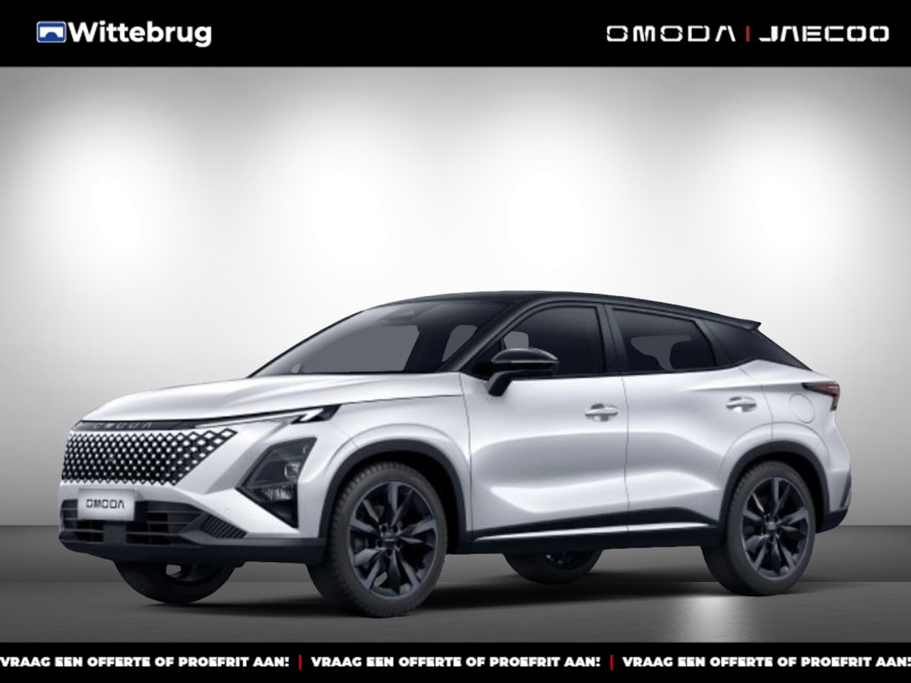 Omoda 5 - 1.6 T-GDi SHS-H Premium Full Hybride met Navigatie, Lederen bekleding en Camera Direct lev - AutoWereld.nl