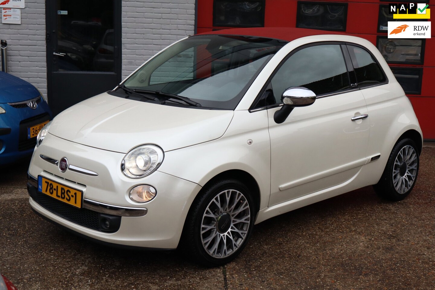 Fiat 500 C - 1.2 Rock 1.2 Rock , CABRIO..LEDER..CLIMA..AUDIO - AutoWereld.nl