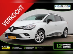 Renault Clio Estate - 0.9 TCe Limited Navigatie Airco Cruise Control Bluetooth 16 inch LMV LED Donkere Ramen