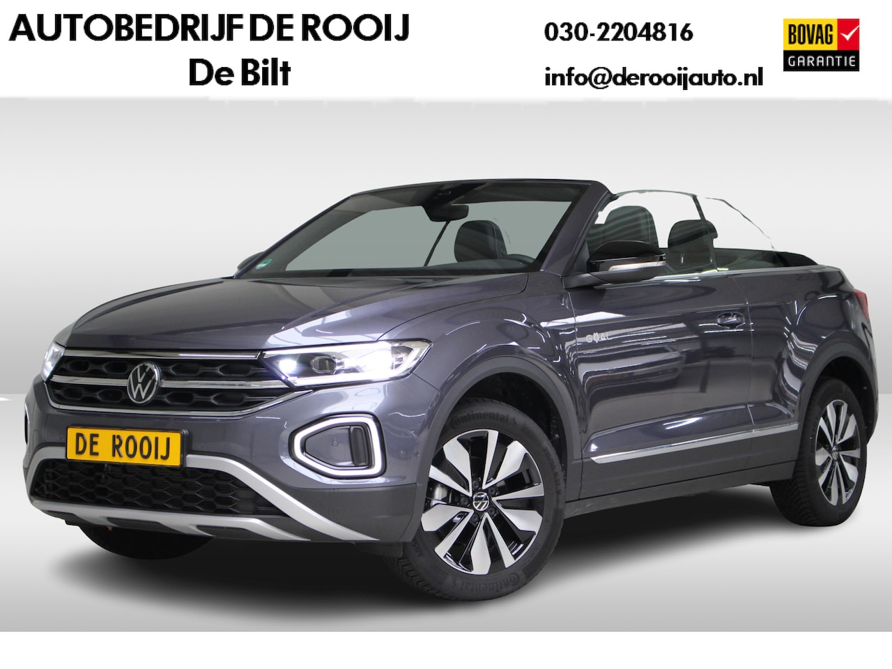 Volkswagen T-Roc Cabrio - 1.0 TSI Style Goal Led | All Season Banden | Navigatie | 17" Velgen "Zurich" - AutoWereld.nl