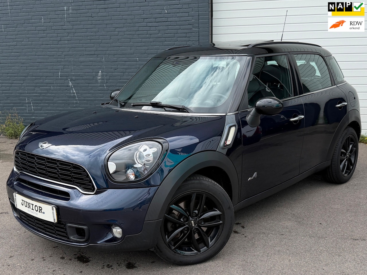 MINI Countryman - 1.6 Cooper S ALL4 Chili PANORAMADAK/AUTOMAAT/LEDER/NAVI - AutoWereld.nl
