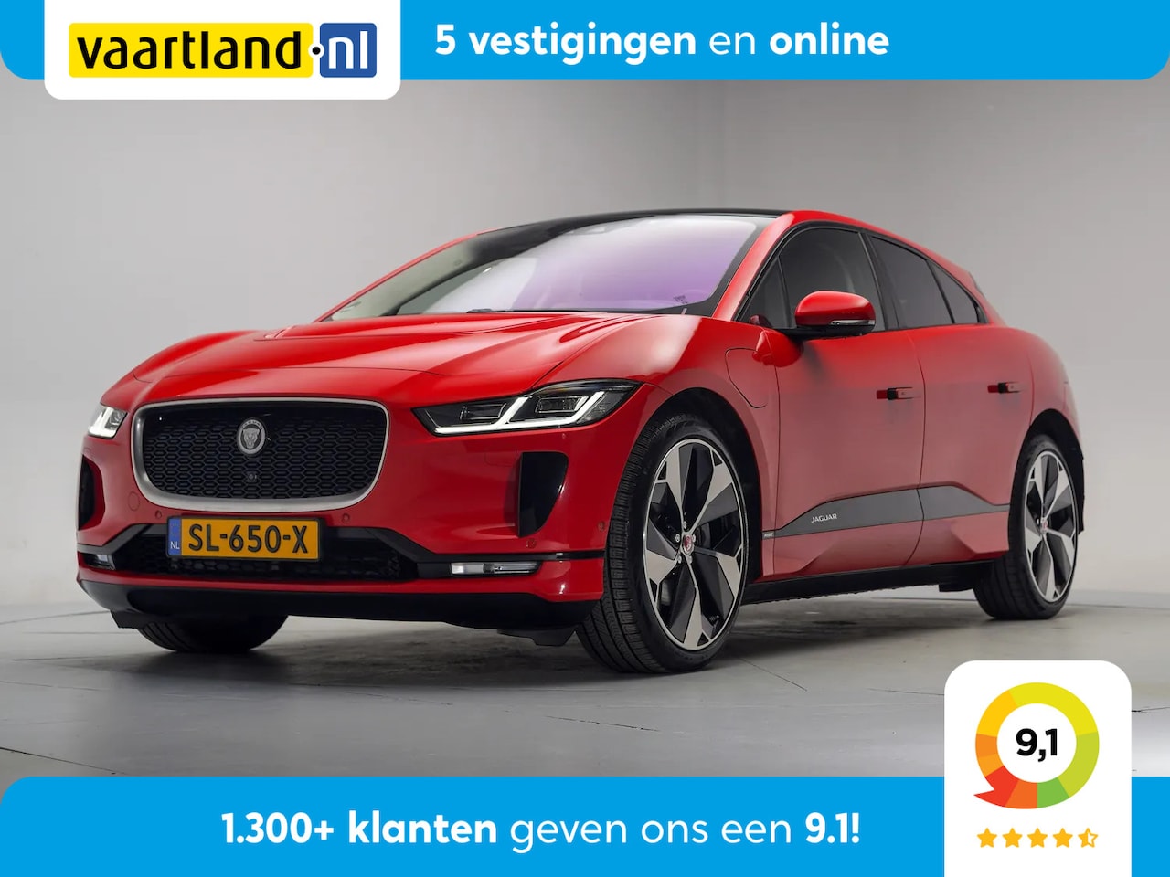 Jaguar I-PACE - EV400 First Ed. [ Camera Stoelverwarming Panoramadak ] - AutoWereld.nl