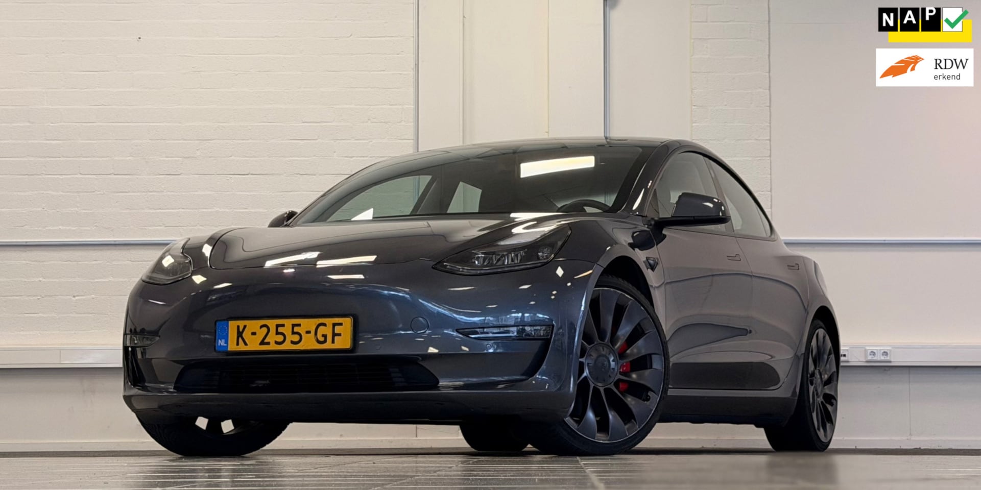 Tesla Model 3 - Performance AWD 75 kWh Soh 86,2% Full FSD 513pk 3,4 0-100 - AutoWereld.nl