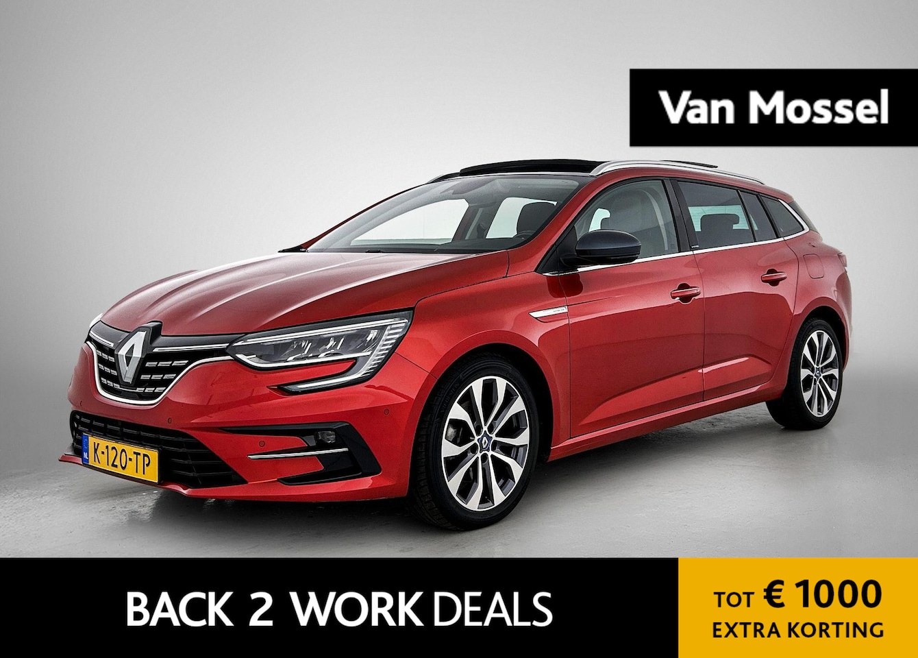 Renault Mégane E-Tech - Estate 1.6 Plug-In Hybrid 160 Business Edition One | Automaat | Panoramadak | Lederen Bekl - AutoWereld.nl
