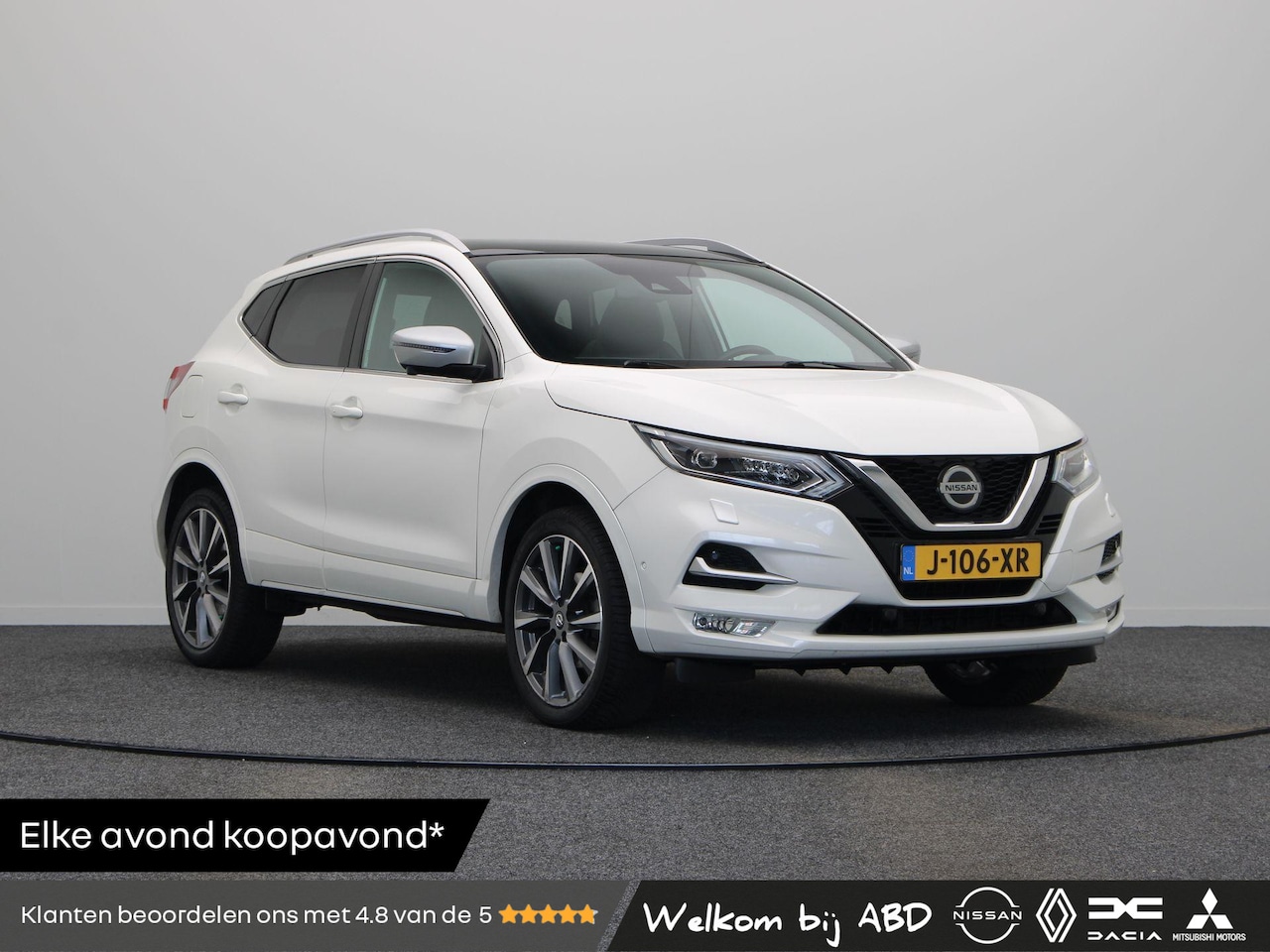 Nissan Qashqai - 1.3 DIG-T Tekna + | Lederen Bekleding | Stoelverwarming | Bose Audio | Trekhaak | Panorama - AutoWereld.nl