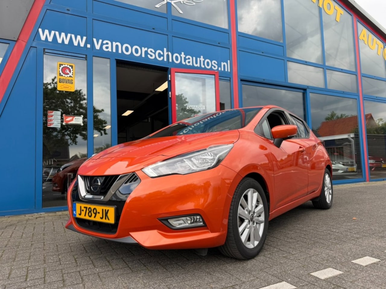 Nissan Micra - 1.0 IG-T N-Conenecta Navi Carplay Camera Led Airco - AutoWereld.nl