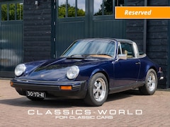 Porsche 911 Targa - S – Matching Numbers – Donkerblauw Metallic