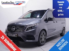 Mercedes-Benz V-klasse - 300d Dubbel Cabine L3 AMG Line Airmatic, Burmester Sound, NAP, Distronic, Leder Zwart, LED