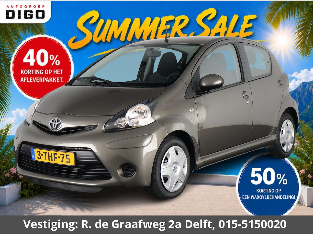 Toyota Aygo - 1.0 VVT-i Comfort | Airco | Centrale vergrendeling | Elektrische ramen - AutoWereld.nl