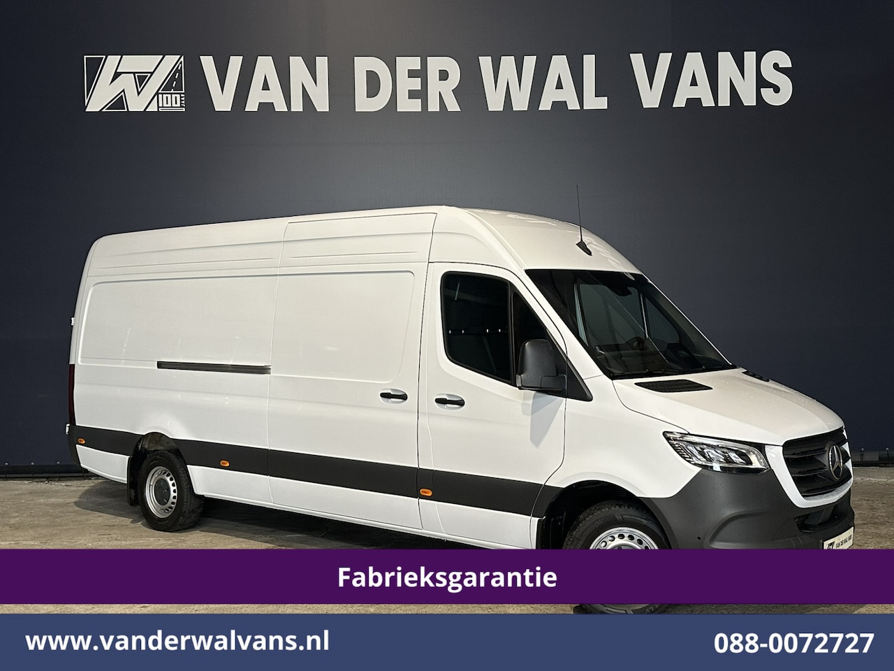 Mercedes-Benz Sprinter - 317 CDI 170pk L3H2 Fabrieksgarantie Euro6 Airco | Camera | LED | Adaptieve Cruiscontrol Pa - AutoWereld.nl