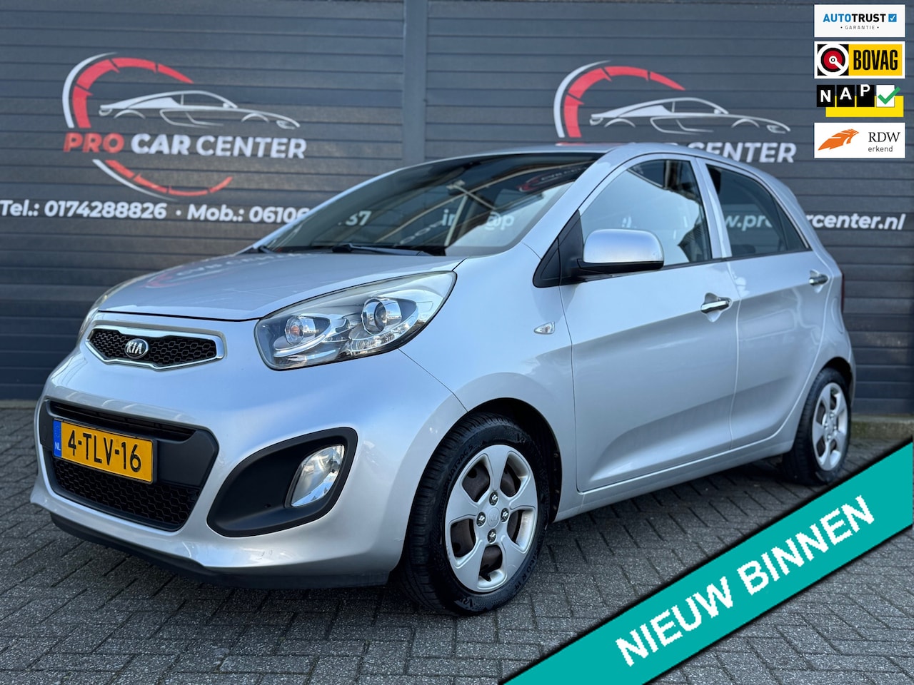 Kia Picanto - 1.0 CVVT BusinessLine AIRCO|EL.RAMEN|NAP|APK - AutoWereld.nl