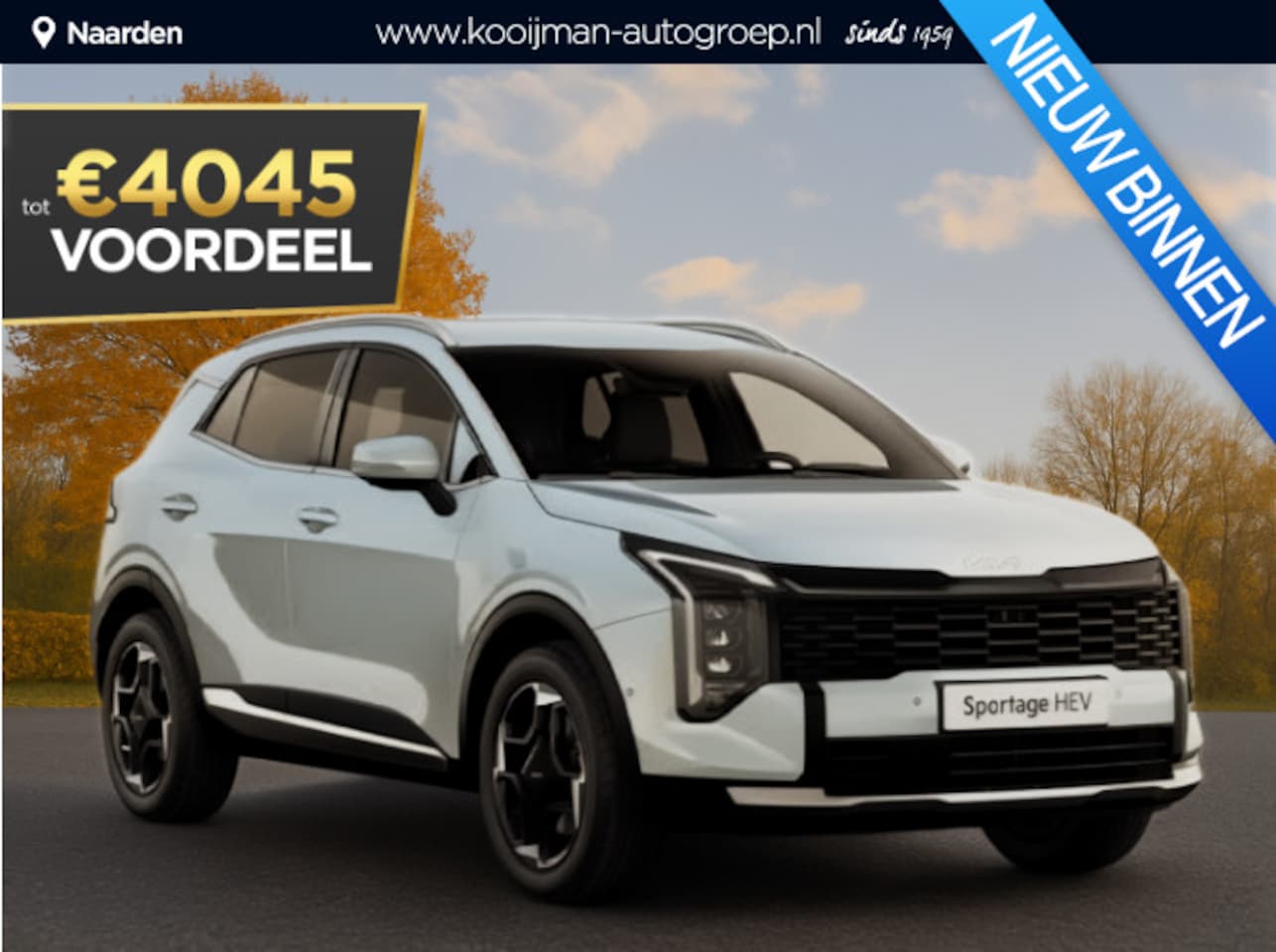 Kia Sportage - 1.6 T-GDi Plug-in Hybrid DynamicPlusLine Direct leverbaar! | Lunar Silver - AutoWereld.nl