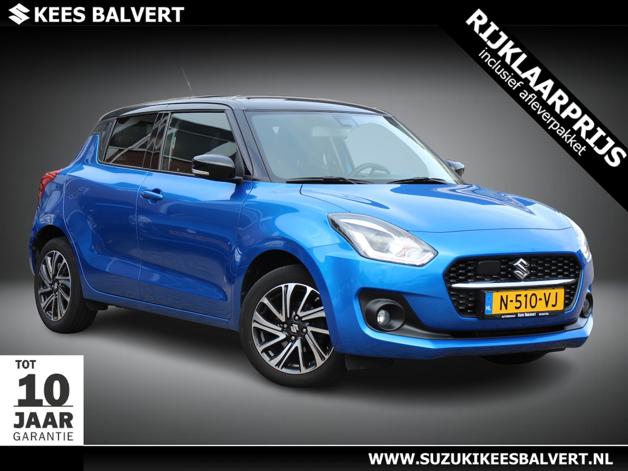 Suzuki Swift - 1.2 Style Hybrid | Adapt. cruise | Dodehoek | Carplay/Android auto | - AutoWereld.nl