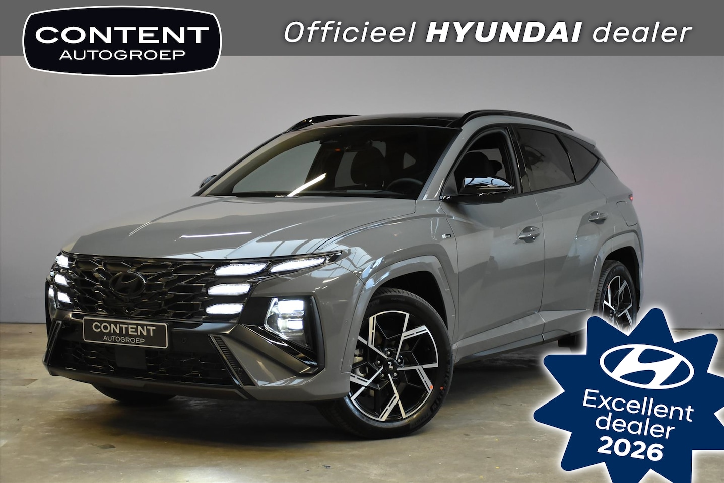 Hyundai Tucson - 1.6 T-GDi HEV 2WD Aut N-Line Sky I Voorraad deal - AutoWereld.nl