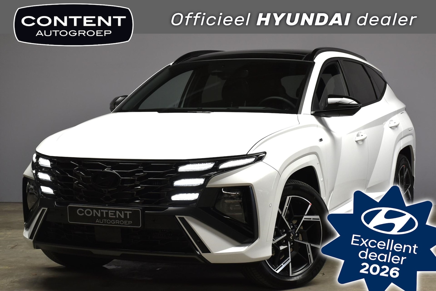 Hyundai Tucson - 1.6 T-GDi HEV 2WD Aut N-Line Business Sky I Voorraad deal - AutoWereld.nl