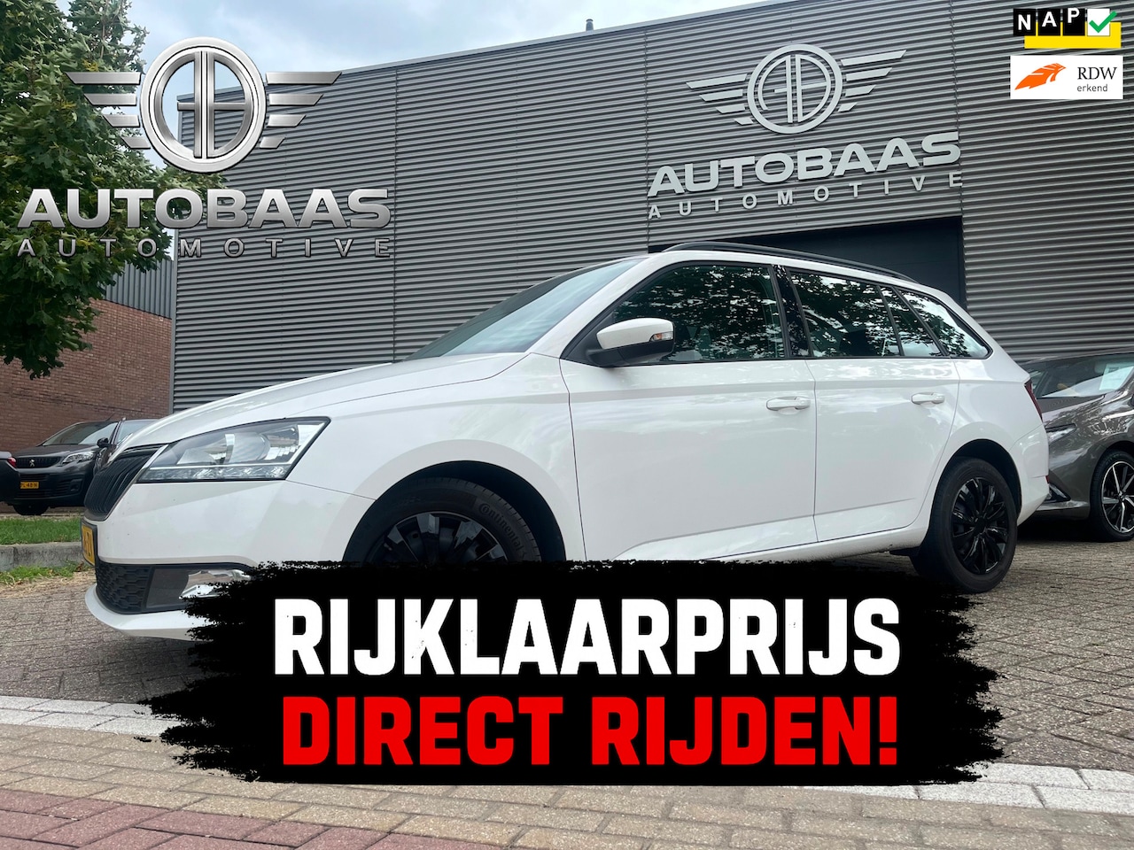 Skoda Fabia Combi - 1.0 TSI Ambition **NW APK 07-2028** AUTOMAAT+NLAUTO+1EIG+AIRCO+PARKEERSENSOREN+INCL BTW+ - AutoWereld.nl