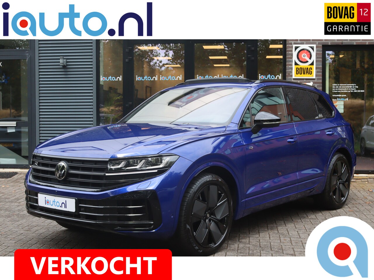 Volkswagen Touareg - 3.0 TSi eHybrid 4MOTION R Edition Pano/IQ.Light HD/Puglia Leder/Dynaudio/360/Head-up/Lucht - AutoWereld.nl