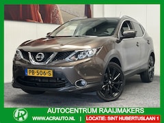 Nissan Qashqai - 1.2 BUSINESS EDITION PANORAMADAK LMV 19 INCH ZWART VOL LEDER NAVIGATIE CRUISE CONTROL STOE