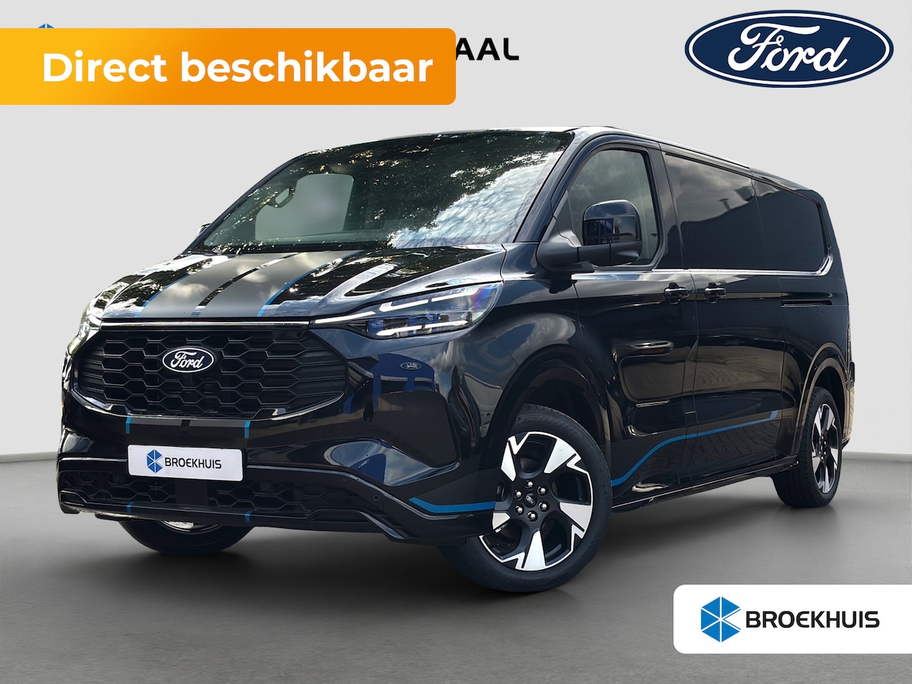 Ford Transit Custom - 320 2.5 PHEV L2H1 Sport | Adap. Cruise Control | Winterpack | 360 Camera | Elektr. Trekhaa - AutoWereld.nl