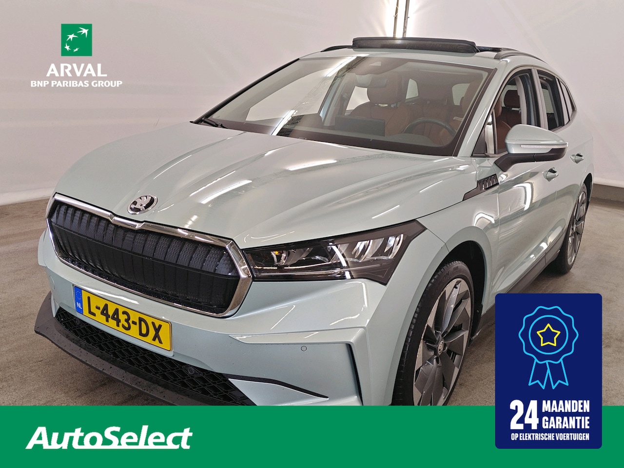 Skoda Enyaq iV - 60 180pk | SOH 93% | Leder | Panoramadak | Assistentie Pakket | Comfort Pakket | Parkeer P - AutoWereld.nl
