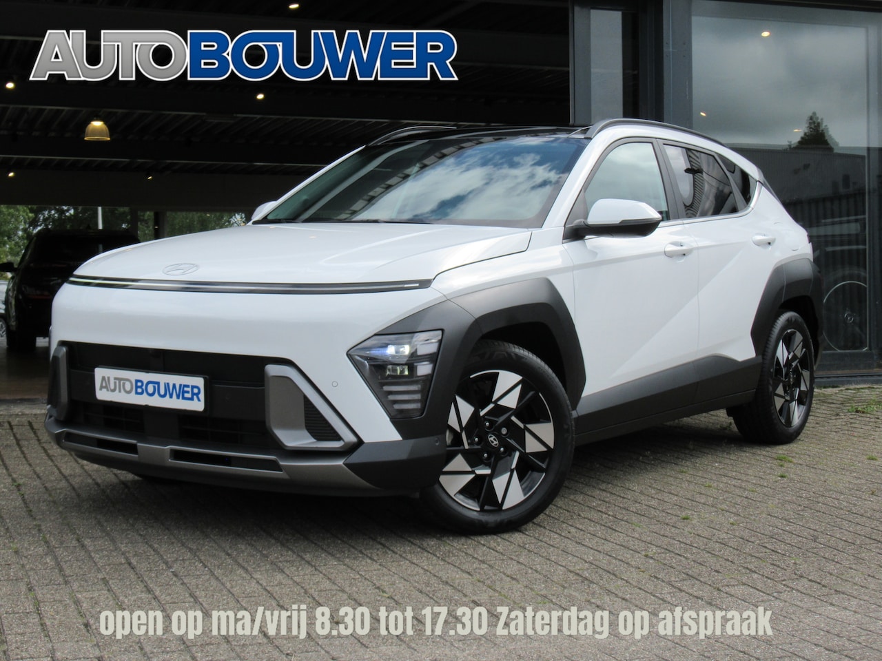 Hyundai Kona - 1.6 GDI HEV Premium Sky 1e eigen | luxste uitv ! full options! | Leder | schuifdak | keyle - AutoWereld.nl