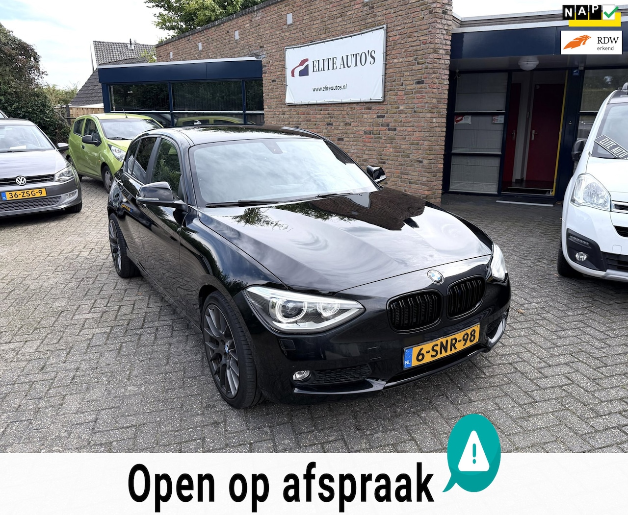 BMW 1-serie - /zeer mooie en goed onderhouden/airco/navi/keyless//NAP/Nw APK!!! - AutoWereld.nl