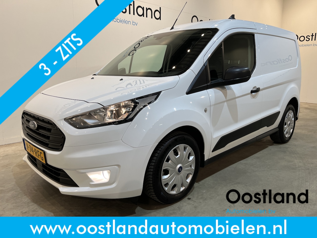 Ford Transit Connect - 1.5 EcoBlue L1 Trend / Euro 6 / Airco / Camera / 3-Zits / 46.300 KM !! - AutoWereld.nl
