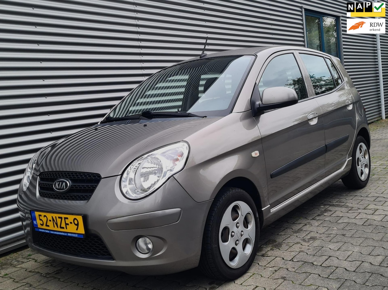 Kia Picanto - 1.0 Seven 5drs 01-2011 Grijs Metallic *AIRCO* ELEKTR. PAKKET!! - AutoWereld.nl