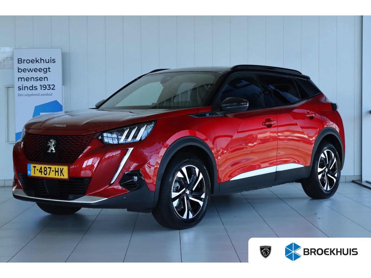 Peugeot e-2008 - EV GT 50 kWh | Adapt. Cruise | Leder | Stoelverwarming | Camera | Navi | Carplay | Climate - AutoWereld.nl