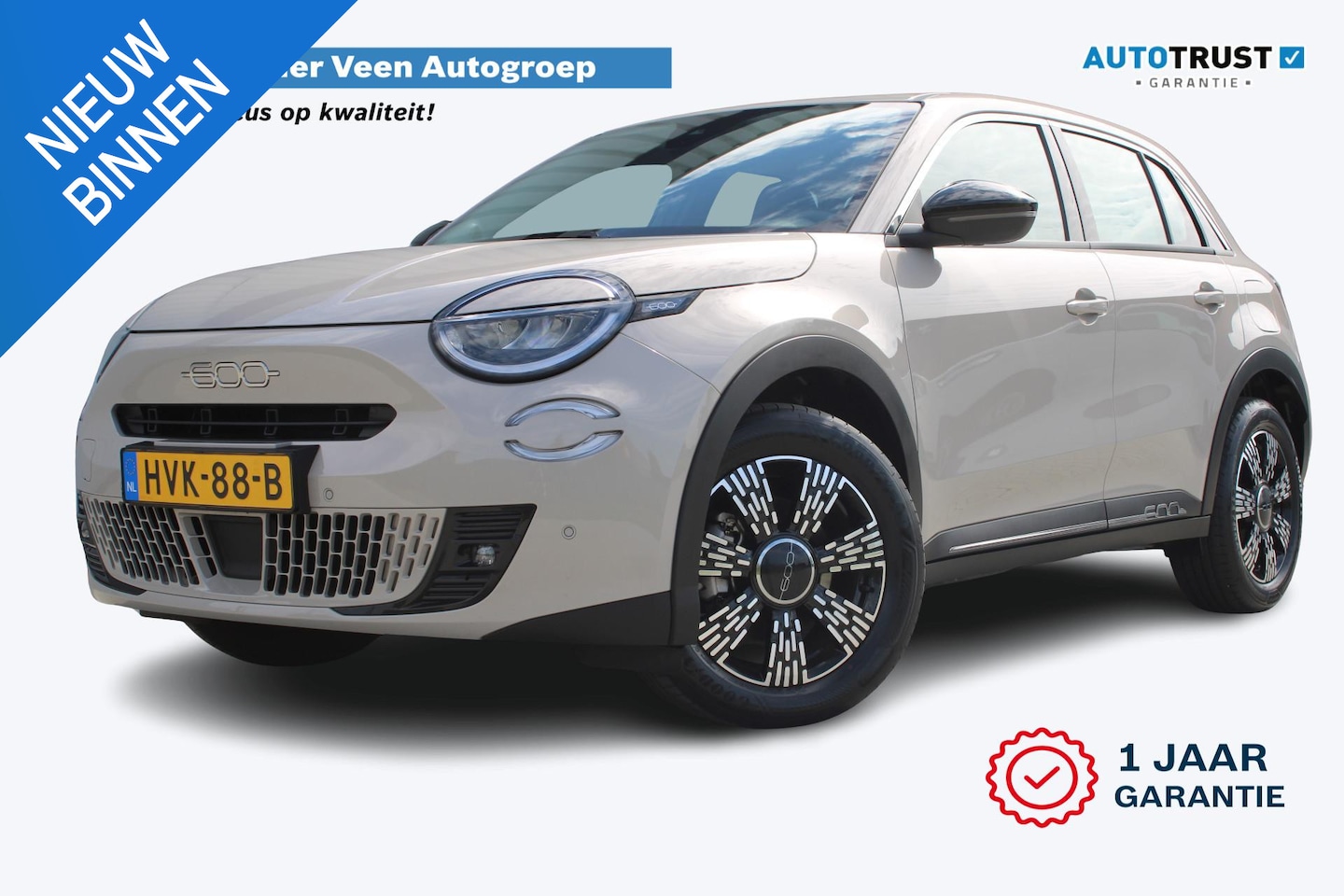 Fiat 600 - 1.2 Hybrid Urban | Incl. 12 maanden garantie | Stoelverwarming | Apple carplay/Android aut - AutoWereld.nl