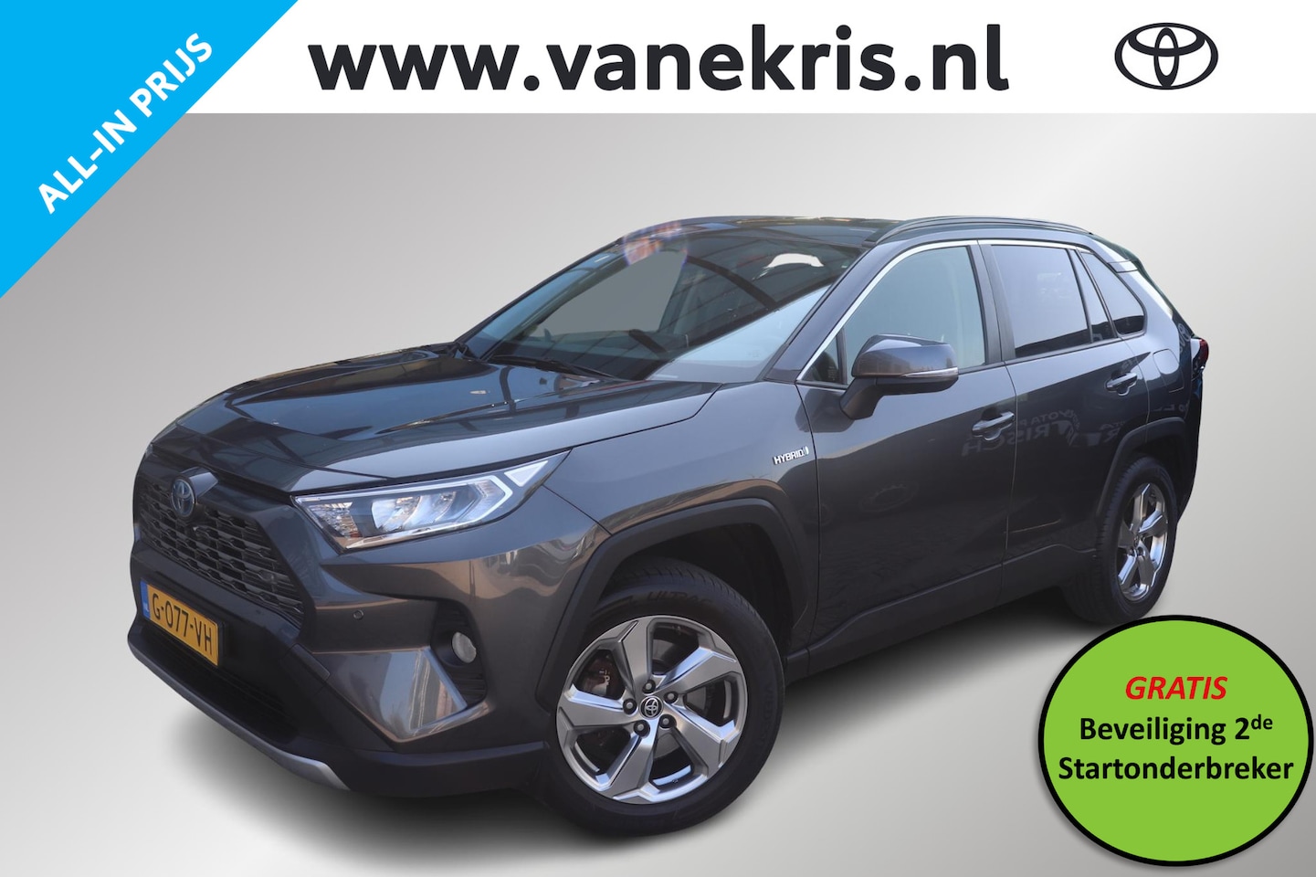 Toyota RAV4 - 2.5 Hybrid AWD Dynamic 2.5 Hybrid AWD Dynamic, Trekhaak, 360 view camera, BSM, Apple Carplay/Android Auto! - AutoWereld.nl