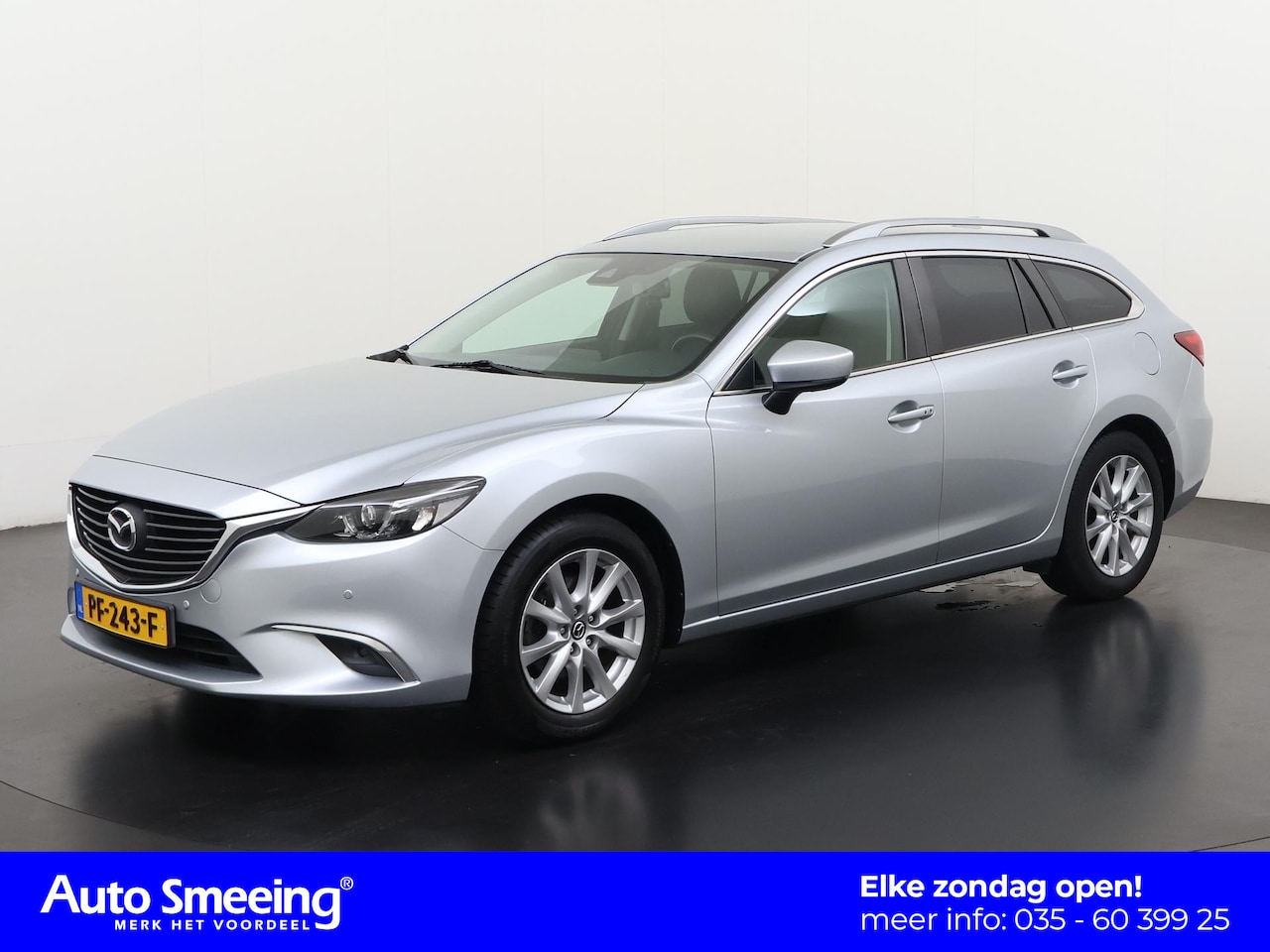 Mazda 6 Sportbreak - 2.0 SkyActiv-G 165 Skylease Drive | Trekhaak | Camera | Leder Memory Stoel | Zondag Open! - AutoWereld.nl