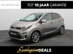 Kia Picanto - 1.0 CVVT Design Edition Leder | Trekhaak | Clima | Camera | Navi | Cruise | LM Velgen 16"