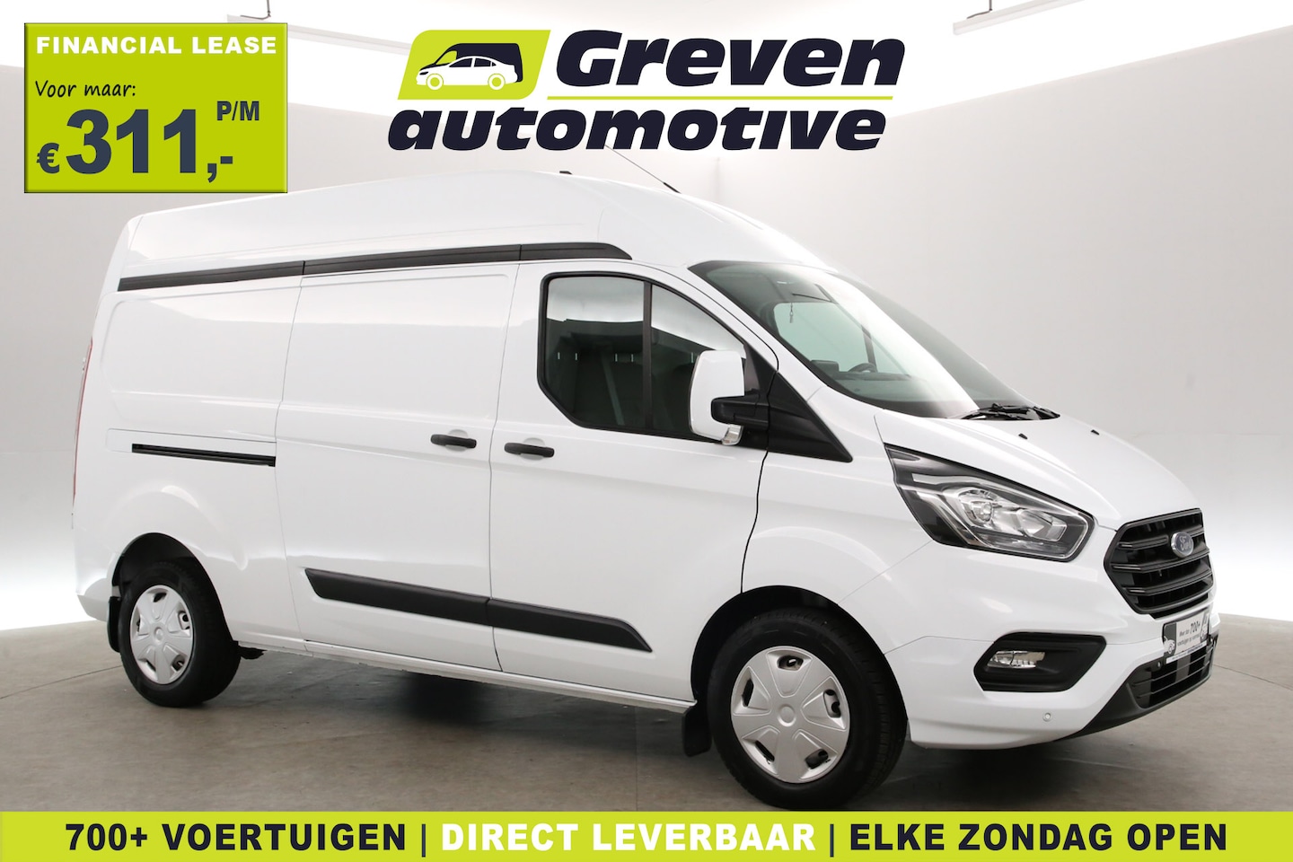 Ford Transit Custom - 2.0 TDCI L2H2 | Automaat | Airco | Camera | 3 Zits | Cruise | Carplay | Parkeersens. - AutoWereld.nl