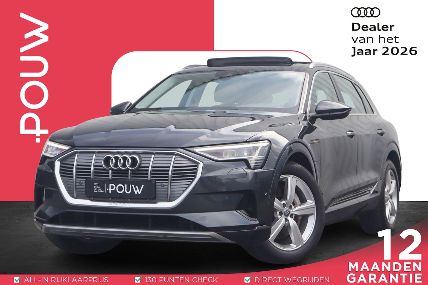 Audi e-tron - 50 313pk quattro Launch edition plus 71 kWh | SoH 97% | Panoramadak | Adaptive Cruise | Vo - AutoWereld.nl