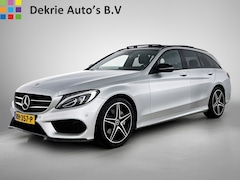 Mercedes-Benz C-klasse Estate - 160 Amg Line / Panoramadak / Nightpakket / Leder / Pdc.+Camera / Airco-ecc. / Cruise-ctr.