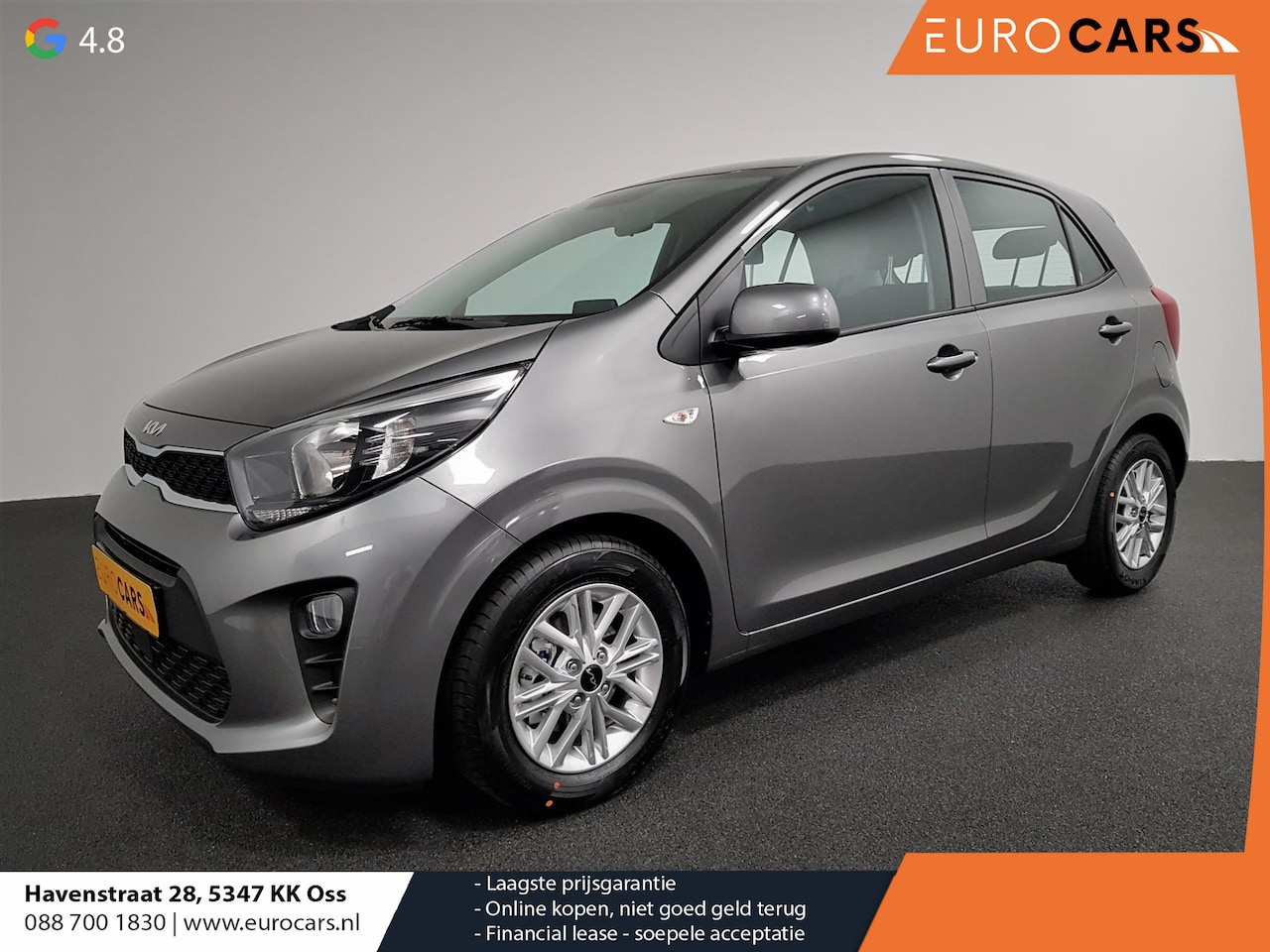 Kia Picanto - 1.0 DPi DynamicLine Automaat Navigatie Apple Carplay/Android Auto Airco Camera DAB Lichtme - AutoWereld.nl