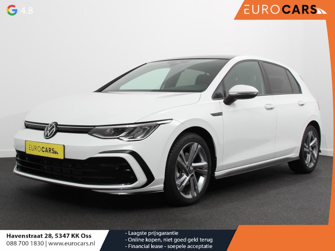 Volkswagen Golf - 1.5 eTSI DSG R-Line Panorama dak Navigatie Apple Carplay/Android Auto Climate Control Came - AutoWereld.nl