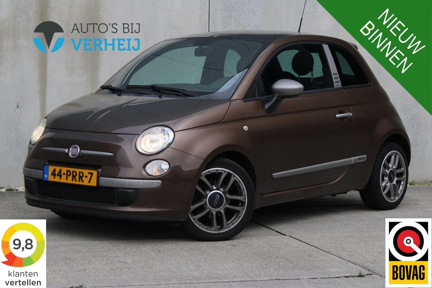 Fiat 500 - 0.9 TwinAir By Diesel / AIRCO / LM VELGEN / GOED ONDERHOUDEN / WEINIG KM! - AutoWereld.nl
