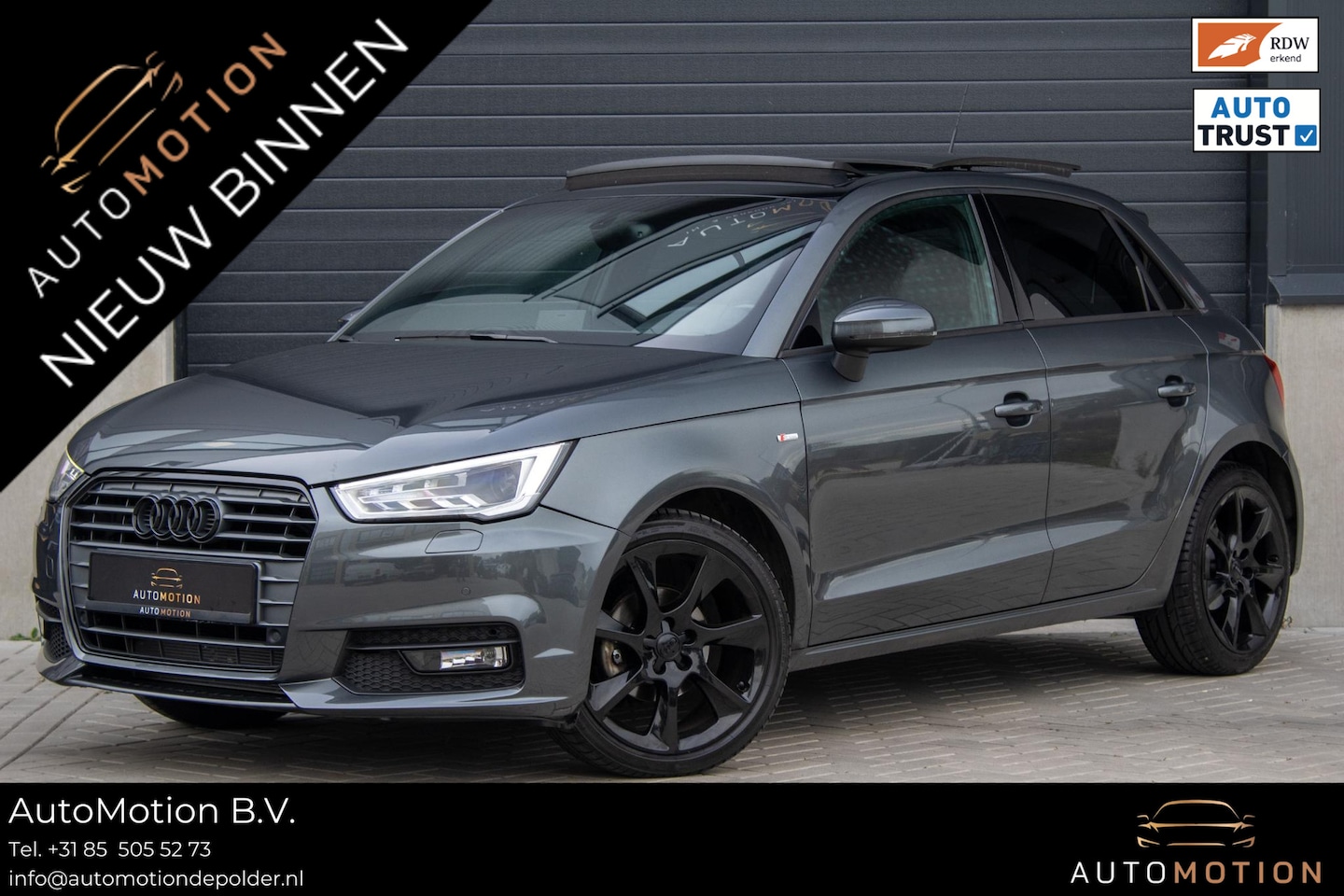 Audi A1 Sportback - 1.0 TFSI Sline PANO PARKEERSENSOR CRUISE LED 17 INCH - AutoWereld.nl