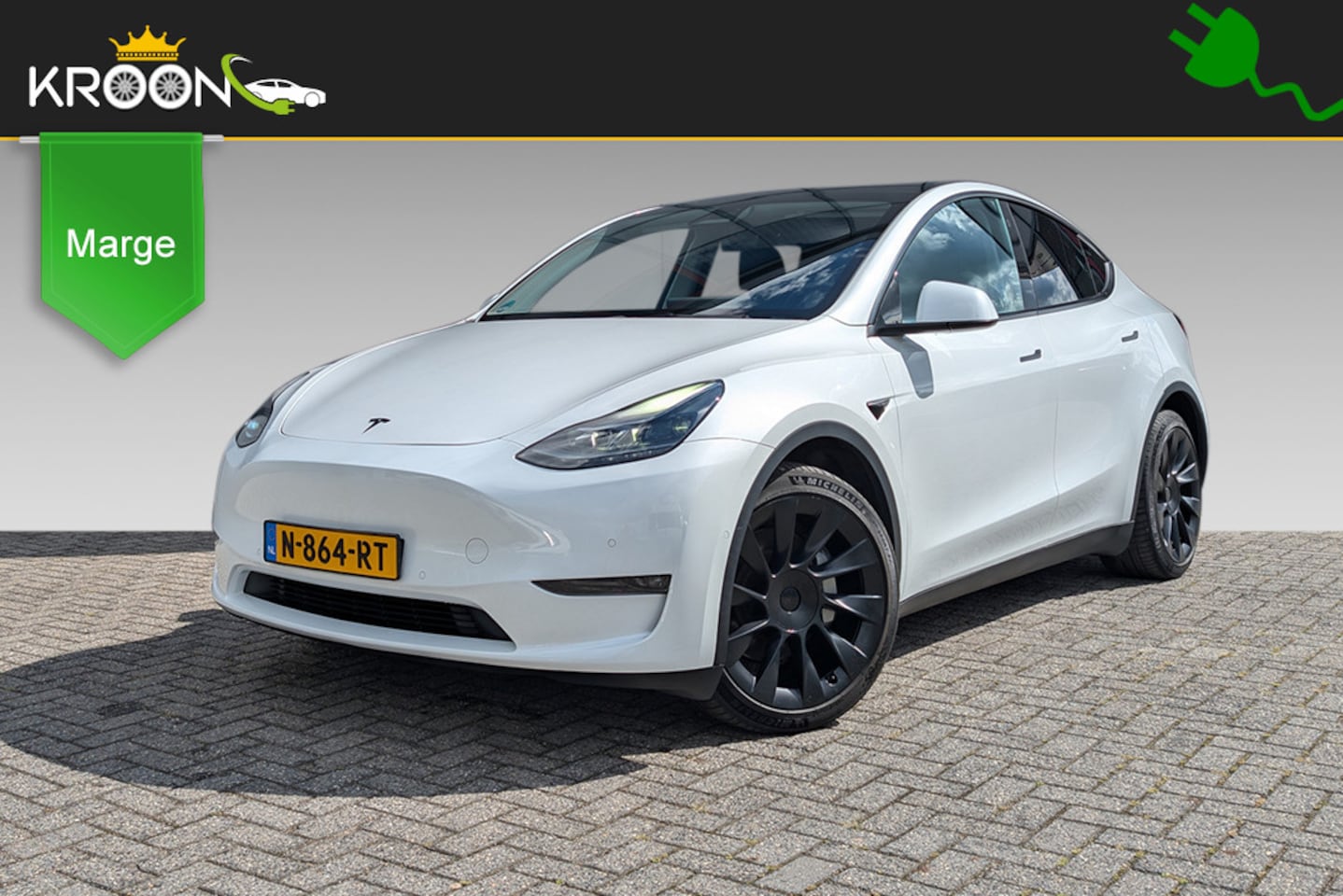 Tesla Model Y - Long Range AWD 75kWh SOH 90% - AutoWereld.nl