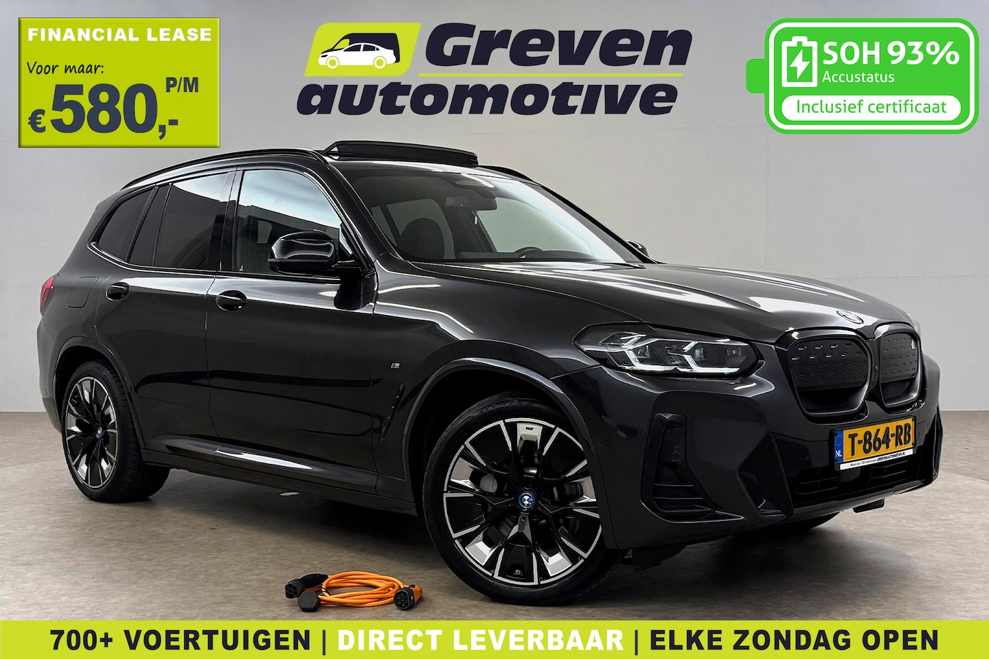 BMW iX3 - High Executive 80 kWh M-Sport | Snelladen | SOH 93% | H/K | Pano | 360° | Virtual | HuD | - AutoWereld.nl