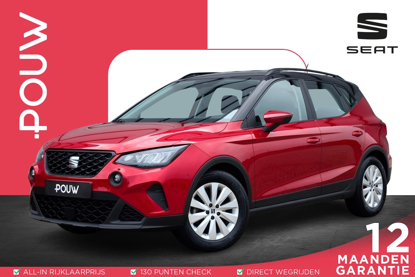 SEAT Arona - 1.0 TSI 95pk Style | Full Link | Trekhaak | Climate Control - AutoWereld.nl