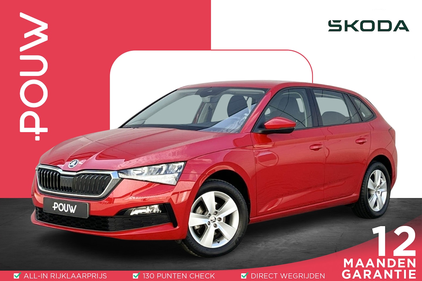 Skoda Scala - 1.0 TSI 110pk Ambition | Smartlink | Trekhaak | Parkpilot Achter - AutoWereld.nl