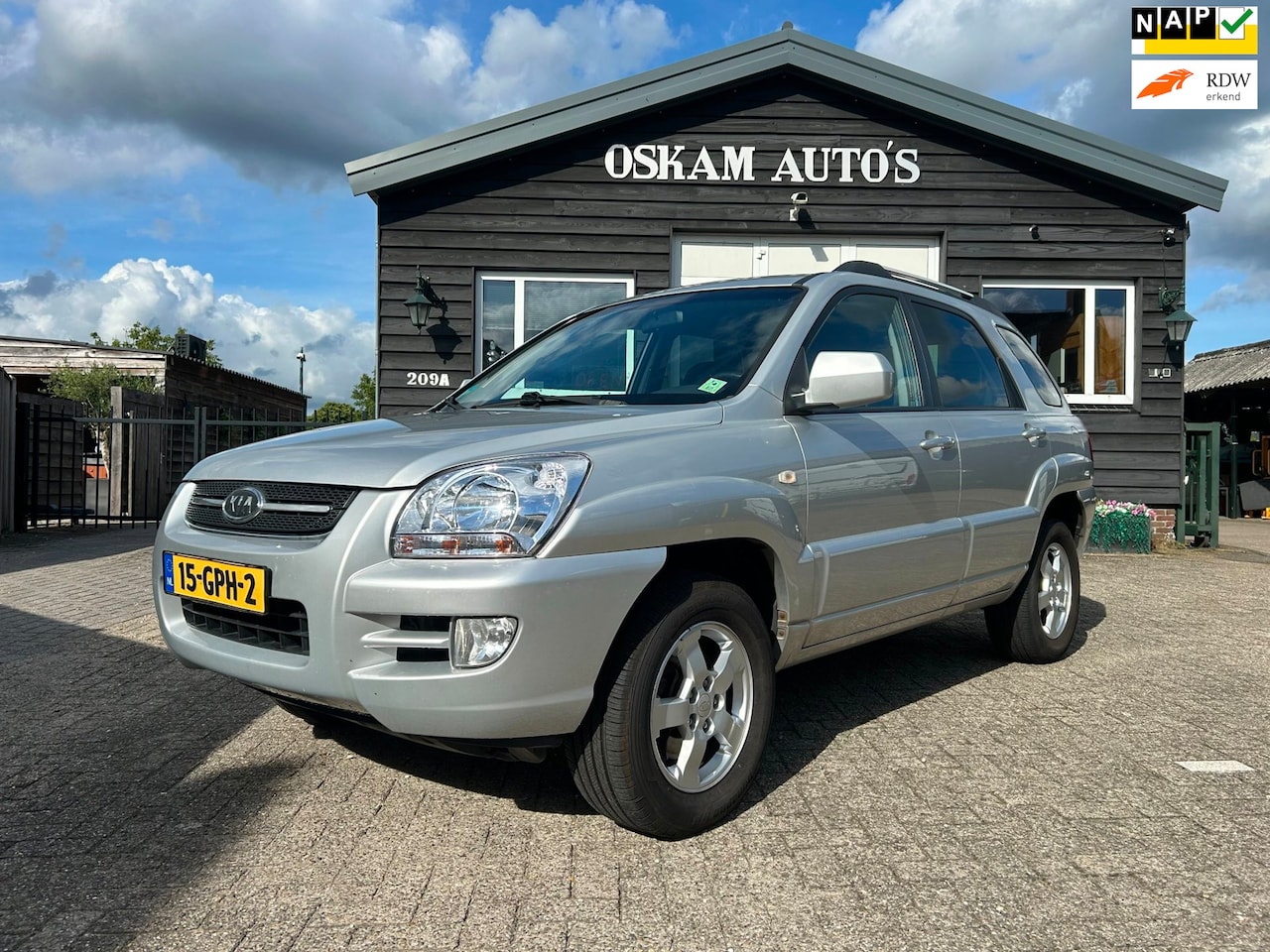 Kia Sportage - 2.0 CVVT X-tra Leder,Stoelverwarming, Trekhaak, - AutoWereld.nl