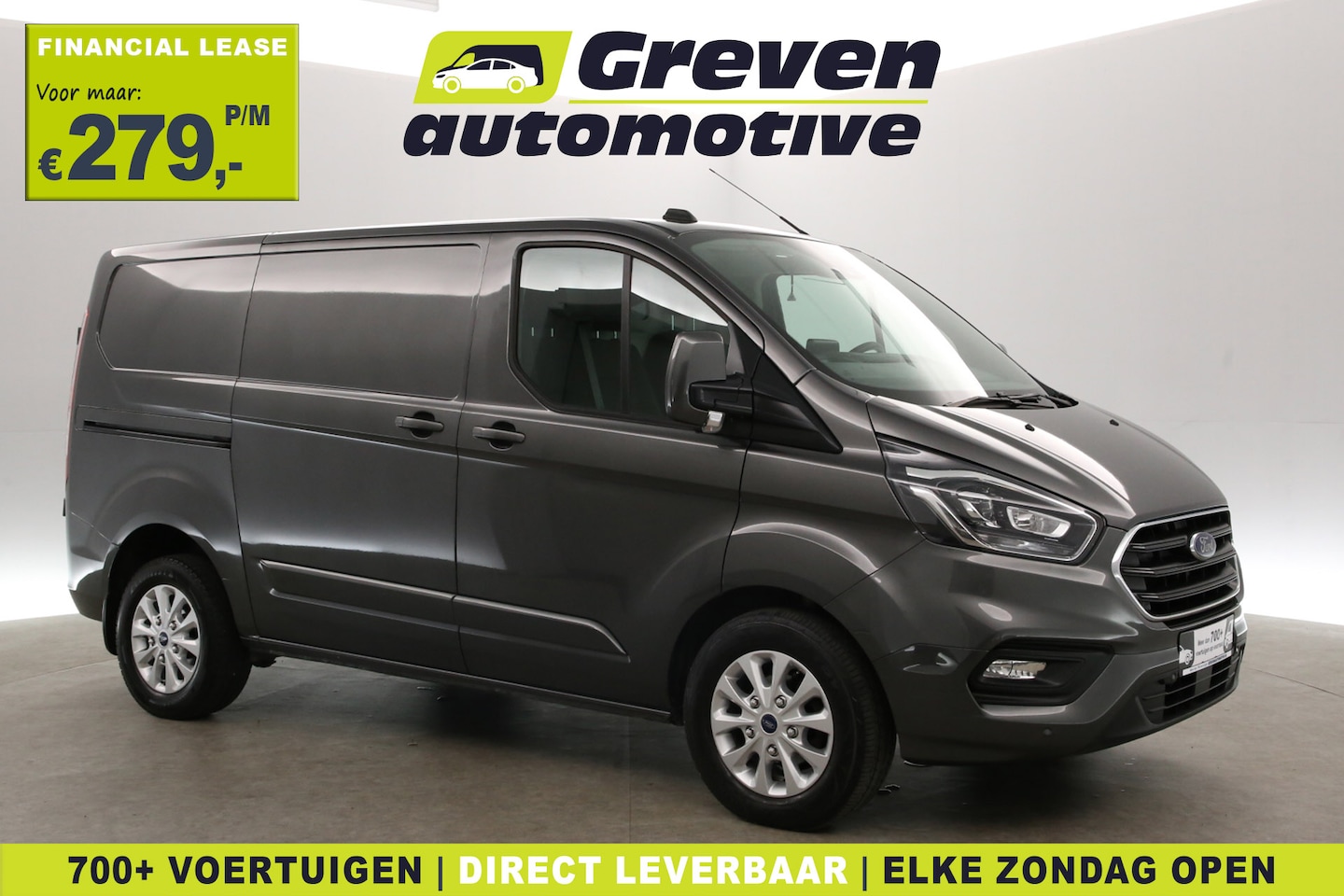Ford Transit Custom - 2.0 TDCI L2H1 170pk Limited | Automaat | Airco | Camera | Cruise | 3 Zits | Trekhaak | Car - AutoWereld.nl