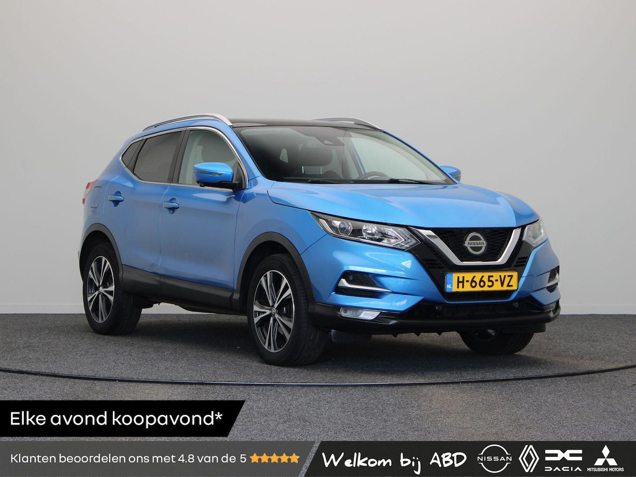 Nissan Qashqai - 1.3 DIG-T N-Connecta | Panoramadak | Rondomzicht Camera | Trekhaak | Apple Carplay & Andro - AutoWereld.nl