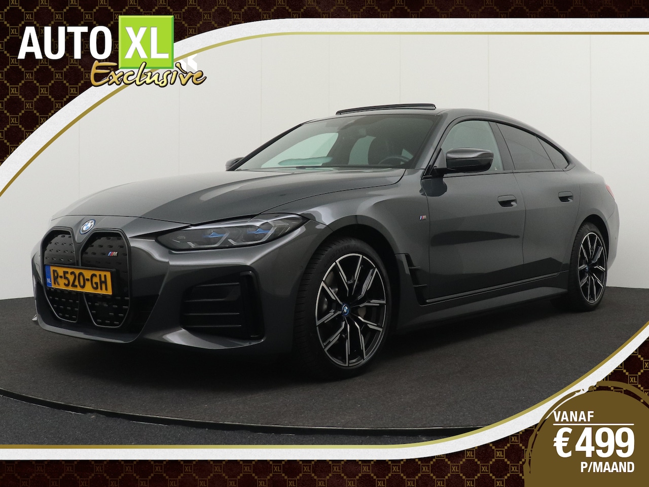 BMW i4 - eDrive40 M-Sport Shadow Line 84 kWh (95%SOH) Schuif-/kanteldak Full-Options - AutoWereld.nl