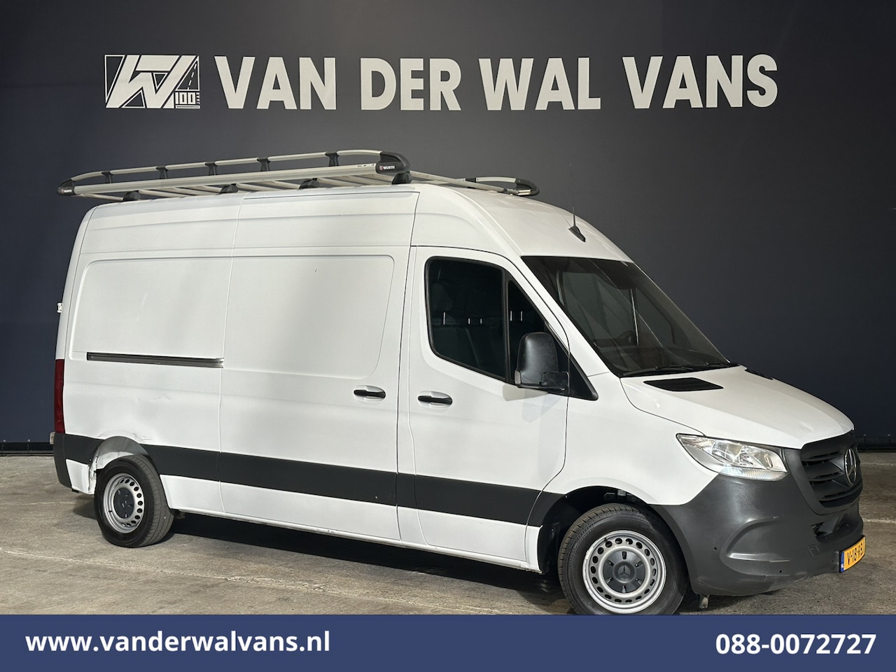 Mercedes-Benz Sprinter - 314 CDI 143pk L2H2 Euro6 Airco | Camera | Imperiaal | Trekhaak | Apple Carplay | Cruisecon - AutoWereld.nl